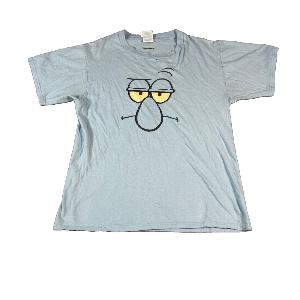Nickelodeon Squidward T-shirt Spongebob Squarepants Tee Women's size S Cotton